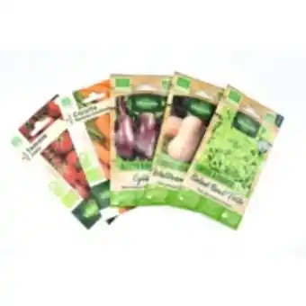 E.Leclerc Brico Pack de 5 sachets de graines potagères bio offre