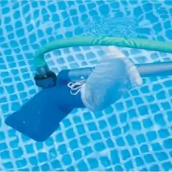 E.Leclerc Brico Kit d'entretien de piscines épuisette + balai intex - blanc offre