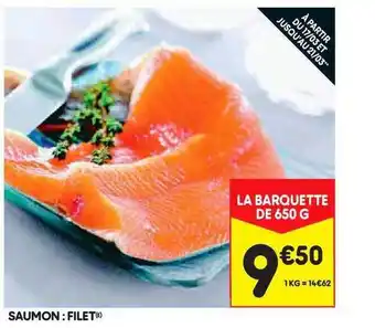 Leader Price Saumon : Filet offre