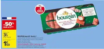 Carrefour Market Boursin Apéritif Roulés offre