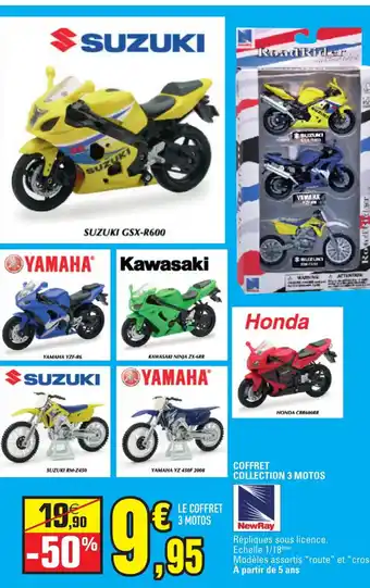 E.Leclerc Coffret Collection 3 Motos offre