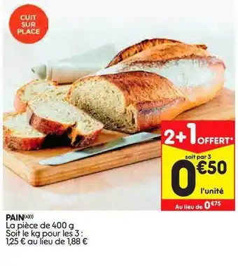 Leader Price Pain offre
