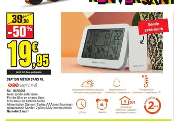 E.Leclerc Station Météo Sans Fil offre