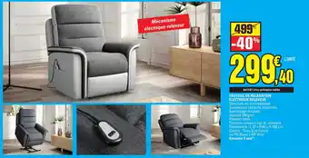 E.Leclerc Fauteuil de Relaxation Electrique releveur offre