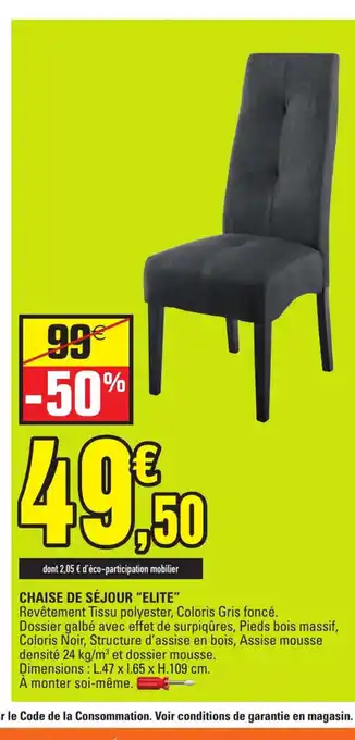 E.Leclerc Chaise de Sejou Elite offre