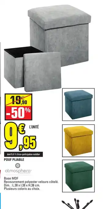 Pouf Pliable