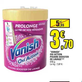 E.Leclerc Vanish Oxi Action Poudre Booster de Lavage offre