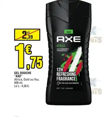 E.Leclerc Gel Douche Axe offre