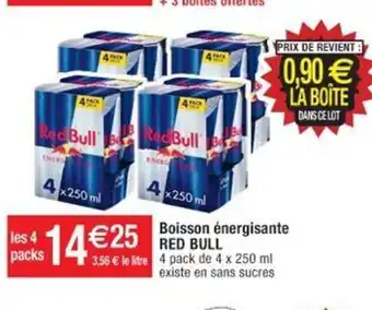 Cora x Carrefour Boisson énergisante Red Bull offre