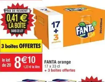 Cora x Carrefour Fanta Orange offre