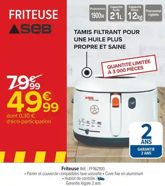Carrefour Seb friteuse offre