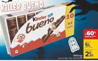 Carrefour Kinder kinder bueno offre