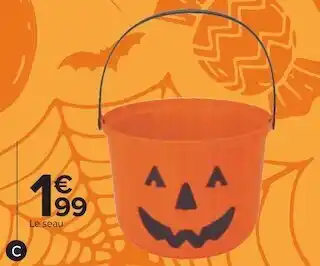Seau halloween