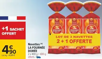 Carrefour La fournée dorée navettes offre