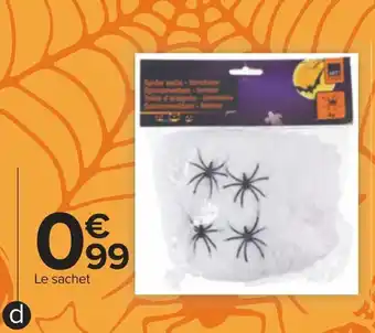 Carrefour Sachet de toile d'araignée extensible offre