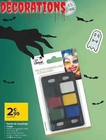 Carrefour Palette de maquillage visage offre