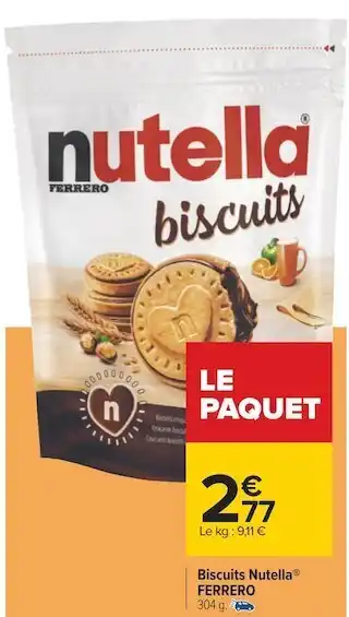 Ferrero biscuits nutella