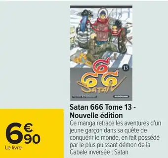 Carrefour Satan 666 tome 13 - nouvelle édition offre