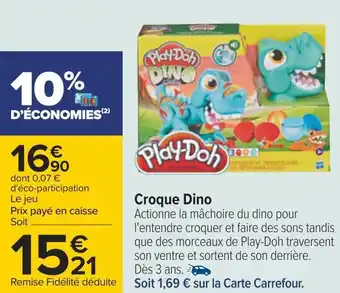 Play-doh croque dino