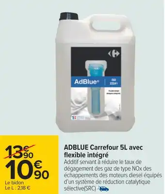 Carrefour Carrefour adblue 5l avec flexible intégré offre