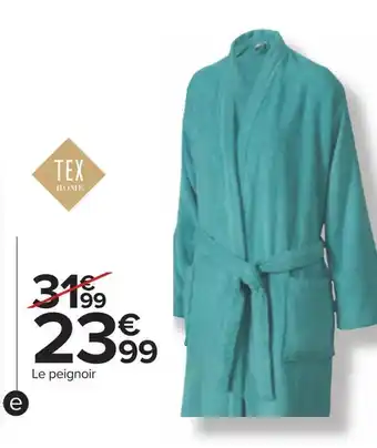 Carrefour Tex home peignoir ''bath'' offre