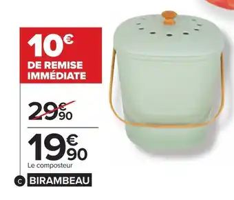 Carrefour Birambeau composteur de cuisine offre