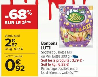 Carrefour Lutti bonbons offre