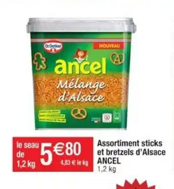 Cora x Carrefour Assortiment Sticks Et Bretzels d'Alsace Ancel offre