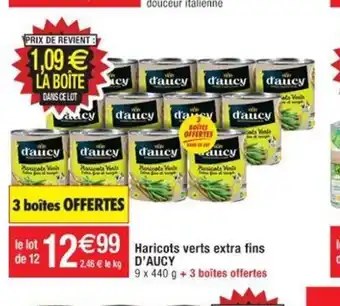 Cora x Carrefour Haricots Verts Extra Fins offre
