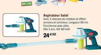 Aspirateur balai tim & lou