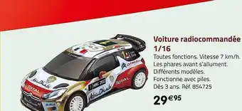 Voiture radiocommandée 1-16