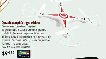 Quadrocoptère go video