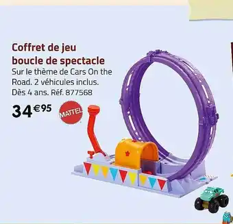 Casino Supermarchés Coffret de jeu boucle de spectable mattel offre