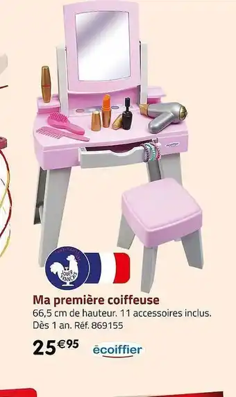 Ma première coiffeuse écoiffier