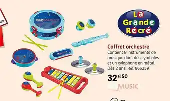 Casino Supermarchés Coffret orchestre heymusic! offre