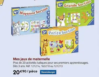 Mes jeux de maternelle ravensburger