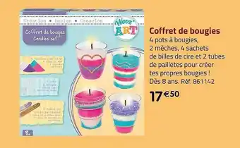 Casino Supermarchés Coffret de bougies wooz'art offre