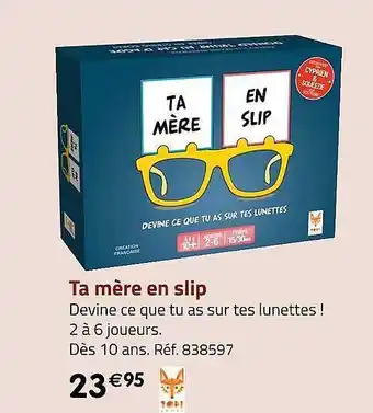 Casino Supermarchés Ta mère en slip offre
