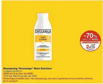 Monoprix Shampoing offre