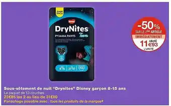 Monoprix Sous-vêtement de nuit offre