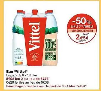 Monoprix Eau offre