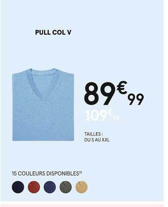 Monoprix Pull col v offre