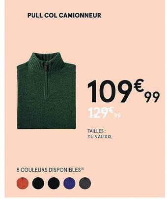 Monoprix Pull col camionneur offre