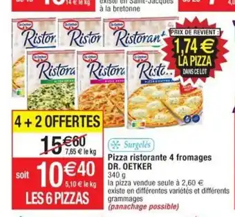 Pizza Ristorante 4 Fromages DR. Oetker