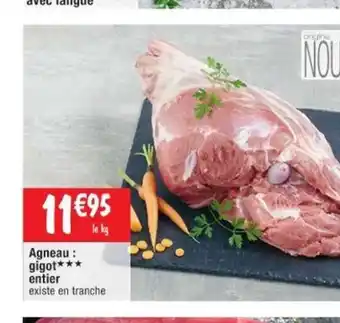 Cora x Carrefour Agneau Gigot Entier offre