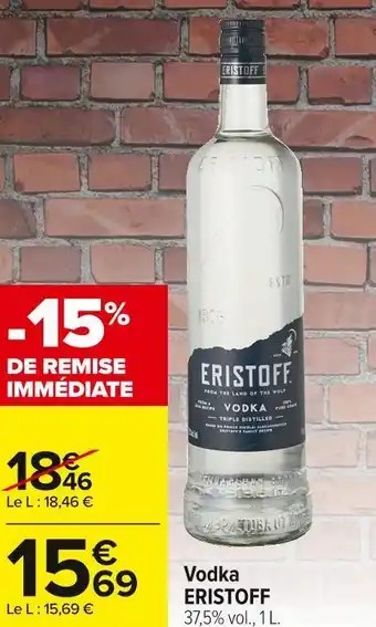 Carrefour Market Eristoff vodka offre