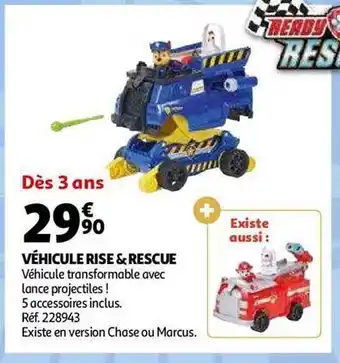Auchan Véhicule rise&rescue offre