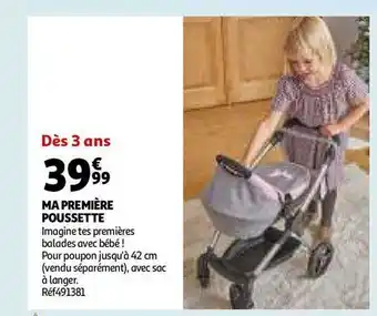 Auchan Ma première poussette offre