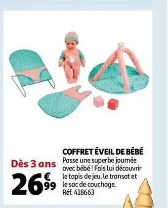 Auchan Coffret éveil de bébé offre