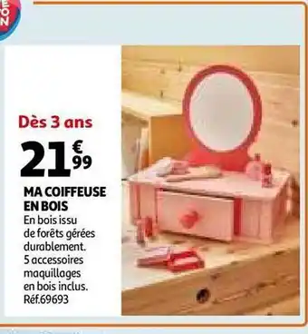 Ma coiffeuse en bois